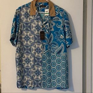 NWT Mens Tasso Ella Island Shortsleeved Shirt